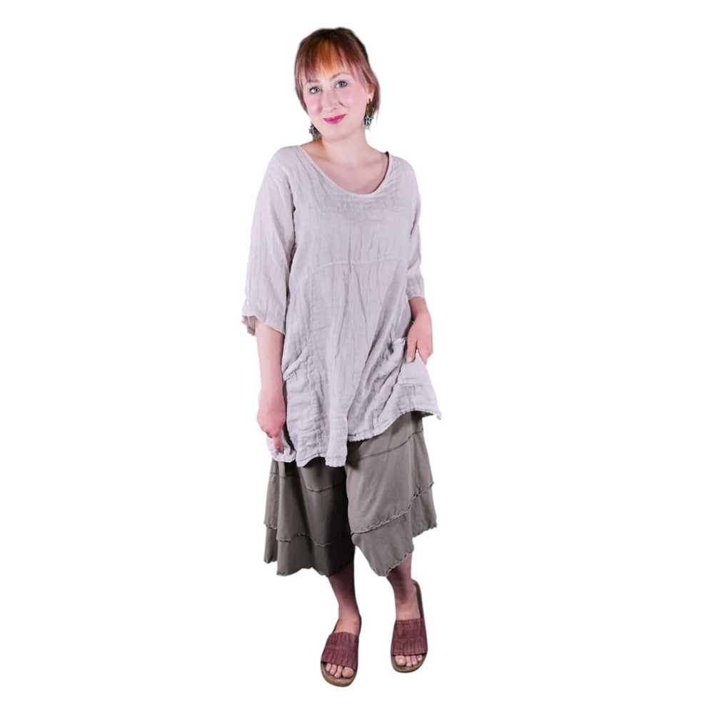Blue Fish Linen Zen Tunic NWOT - Picture 2 of 12